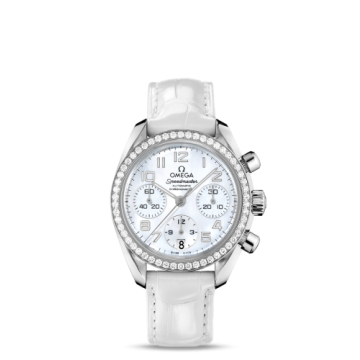 Omega Speedmaster Date 38 Stainless Steel / Diamond / MOP