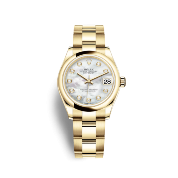 Rolex Datejust 31 Yellow Gold / Domed / MOP / Oyster