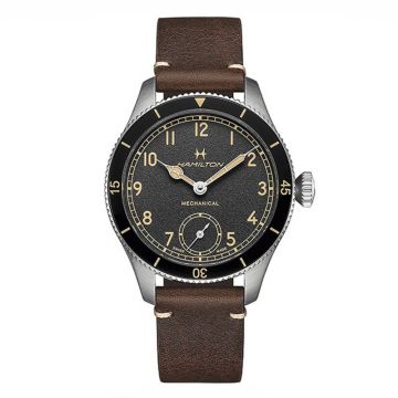 Hamilton Khaki Pilot Pioneer 43 Stainless Steel / Black
