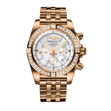 Breitling Chronomat 44 Rose Gold / Diamond / Pearl Diamond / Bracelet