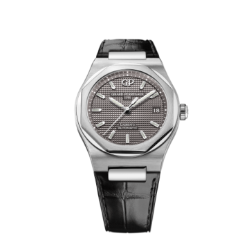 Girard-Perregaux Laureato 38 Automatic Stainless Steel / Grey / Alligator