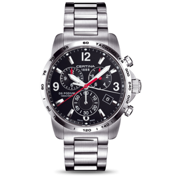 Certina DS Podium Big Size Chrono Black Bracelet