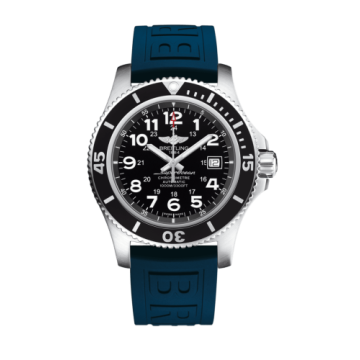 Breitling Superocean II 44 Stainless Steel / Black / Volcano Black / Rubber / Pin