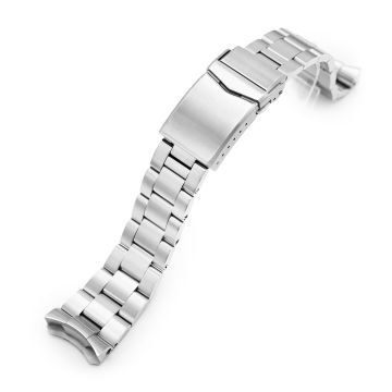 Super-O Boyer 22mm Stainless Steel Bracelet for Seiko 5 Sports SRPD51 SRPD85 - 18mm