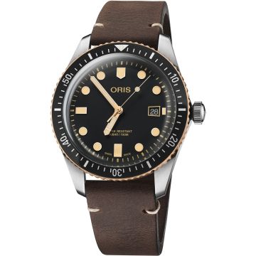 Oris Divers Sixty-Five 42 Stainless Steel / Bronze / Black / Calf