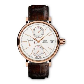 IWC Schaffhausen Portofino Hand-Wound Monopusher Red Gold / Silver