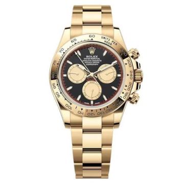 Rolex Cosmograph Daytona Yellow Gold / Black - Champagne / Oyster
