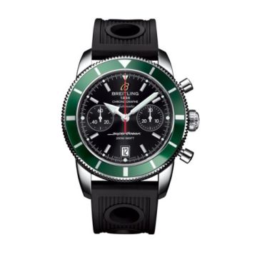 Breitling Superocean Heritage 44 Chronograph Stainless Steel / Green / Black / Rubber