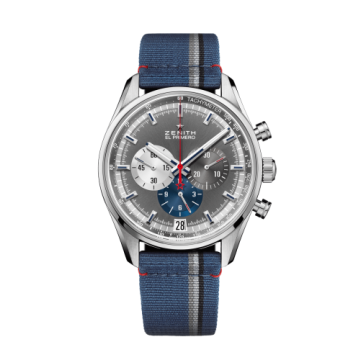 Zenith El Primero Chronomaster 42 Stainless Steel / Anthracite / Fabric