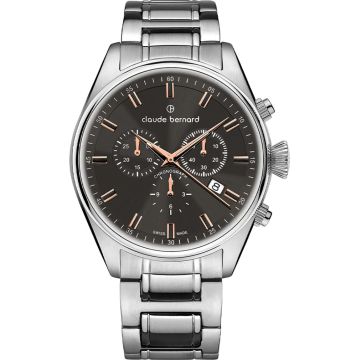 Claude Bernard Proud Heritage Chronograph Grey / Silver