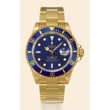 Rolex Submariner 16618 Blue Tritium