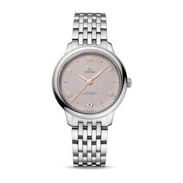 Omega De Ville Master Chronometer 34 Stainless Steel / Rose - Grey / Bracelet