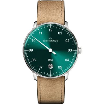 MeisterSinger Neo Date Sunburst Green Dégradé
