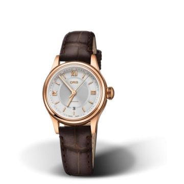 Oris Classic Date Lady 28.5 Rose Gold / Silver