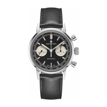 Hamilton Intra-Matic Chronograph H Stainless Steel / Black