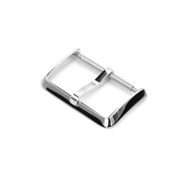 16mm, 18mm, 20mm to 23mm #57 Classic 2mm Tongue Buckle, leather watch band buckle, Polished Finish - 23mm