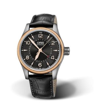 Oris Big Crown Pointer Date 40 Stainless Steel - Rose Gold / Black