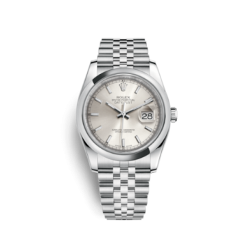 Rolex Datejust 36 Stainless Steel Domed / Jubilee / Silver