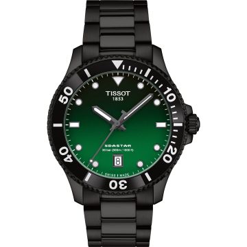 Tissot Seastar 1000 Quartz 40 PVD / Green Gradient / Bracelet