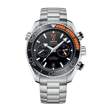 Omega Seamaster Planet Ocean 600M Co-Axial 45.5 Master Chronometer Chronograph Stainless Steel / Orange / Bracelet