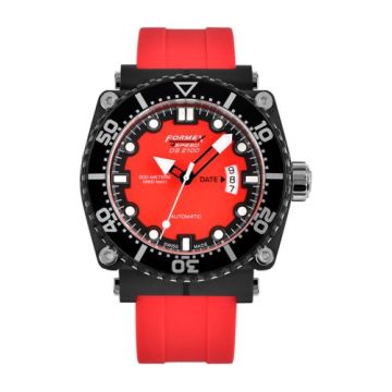 Formex Diver Automatic Red / Rubber