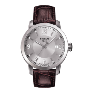 Tissot PRC 200 Quartz Silver Leather