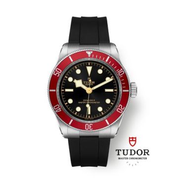 Tudor Black Bay Master Chronometer Stainless Steel - Burgundy / Black / Rubber