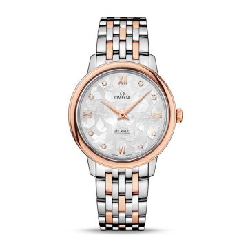 Omega De Ville Prestige Quartz 32.7 Butterfly Red Gold / Stainless Steel / Bracelet