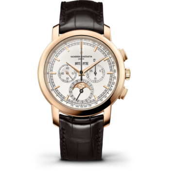 Vacheron Constantin Traditionnelle Chronograph Perpetual Calendar Pink Gold / Silver