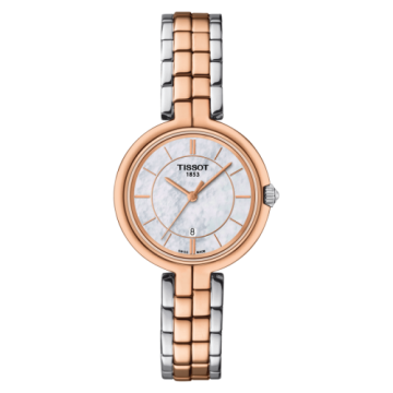 Tissot Flamingo Stainless Steel - Rose Gold/ MOP / Bracelet
