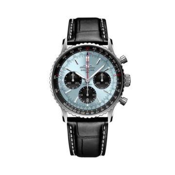 Breitling Navitimer B01 Chronograph 41 Stainless Steel / Ice Blue / Alligator