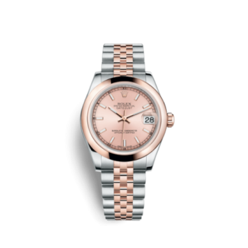 Rolex Datejust 31 Rolesor Everose Domed / Jubilee / Pink