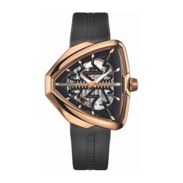 Hamilton Ventura Elvis80 Skeleton Rose Gold