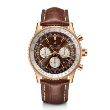 Breitling Navitimer Rattrapante Red Gold / Brown