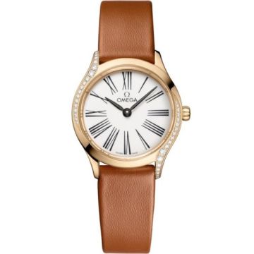 Omega Mini Trésor Quartz 26 Moonshine Gold - Diamond / White Enamel