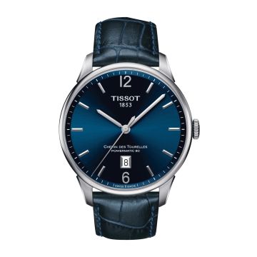 Tissot Chemin Des Tourelles Powermatic 80 42 Stainless Steel / Blue / Strap