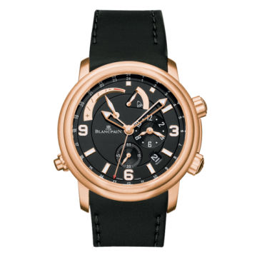 Blancpain Léman Réveil GMT Red Gold / Black / Rubber