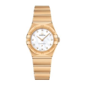Omega Constellation Manhattan 25 Quartz Yellow Gold / MOP