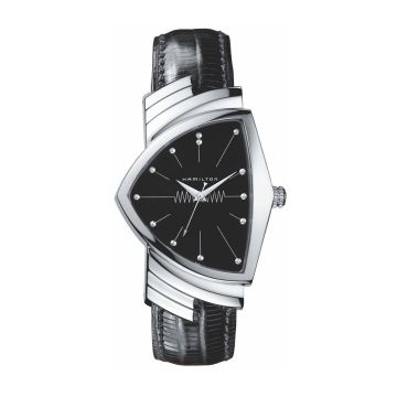 Hamilton Ventura Gents Stainless Steel / Black