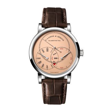 A. Lange & Söhne Richard Lange Jumping Seconds White Gold / Pink