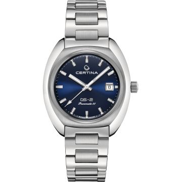 Certina DS-2 Powermatic 80 Stainless Steel / Blue / Bracelet