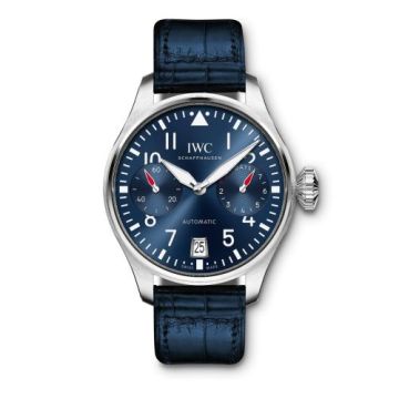 IWC Schaffhausen Big Pilot's Watch Stainless Steel / Blue / London Boutique