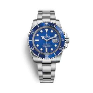 Rolex Submariner Date White Gold / Blue