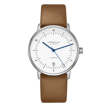 Sternglas Naos Automatic White Premium Brown S02