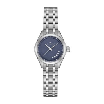 Hamilton Jazzmaster Lady Quartz 30 Stainless Steel / Blue / Bracelet