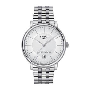 Tissot Carson Premium Powermatic 80 Stainless Steel / Silver / Bracelet