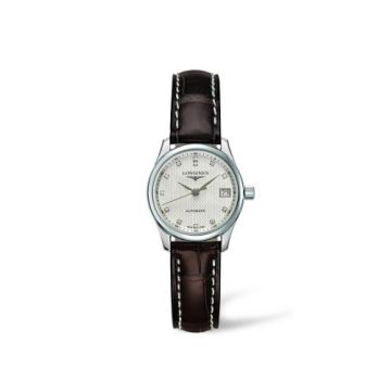 Longines Master Collection Date 25.5 Stainless Steel / Beige