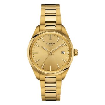 Tissot PR 100 34 Yellow Gold / Champagne / Bracelet