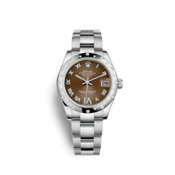 Rolex Datejust 31 Stainless Steel Domed Diamond / Oyster / Bronze - Roman