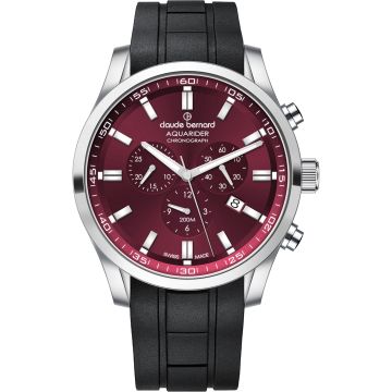 Claude Bernard Aquarider Chronograph 44 Red / Black